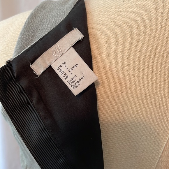 H&M Grey Fit and Flare Dress - Picture 6 of 6